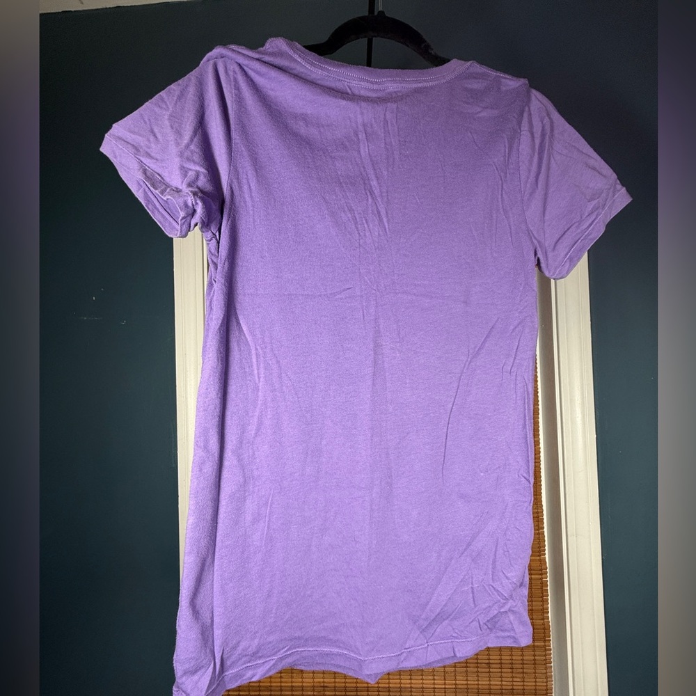 Victoria's Secret Pink Purple Tee - Picture 2 of 3